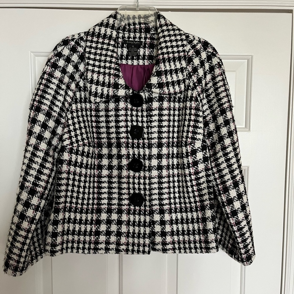 FINAL REDUCTION. If not sold, will be donated. Sunny Taylor 4 button jacket.